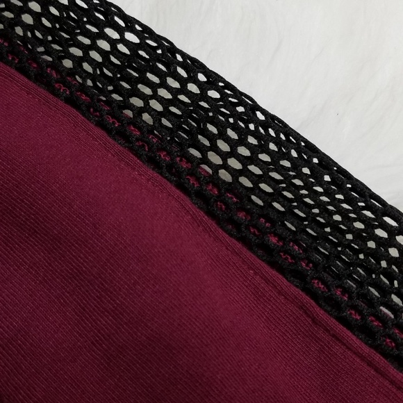 💖 1 LEFT!! PINK VS Maroon Bling Hoodie - Picture 4 of 7